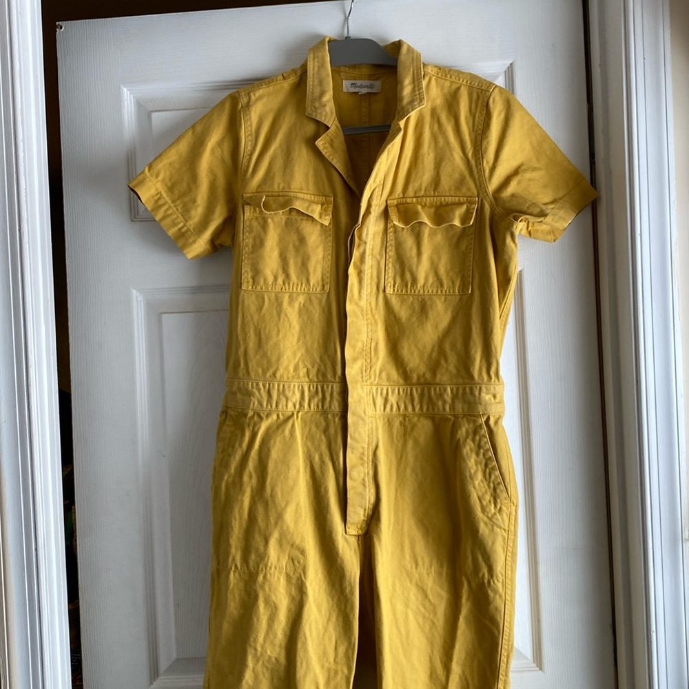 MADEWELL Short Sleeved Coverall Jumpsuit